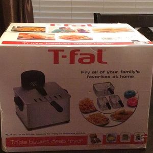 *New* T-Fal triple basket deep fryer